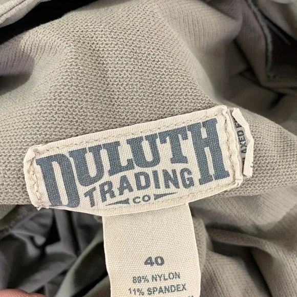 Duluth Flexpedition Shorts Men 40x9 Relaxed Fit Brown Hiking Outdoor Utility - Picture 3 of 9